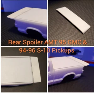 Resin Rear Spoiler Wing for '95 GMC Sonoma SLS & '94/95/96 S-10 AMT 1/25. HOT!  - Picture 1 of 10