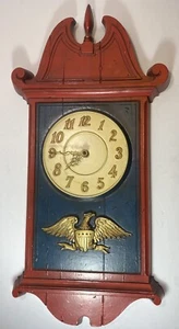 Reloj de pared vintage Patriotic Eagle 1967 metal fundido Sexton EE. UU. - Imagen 1 de 13