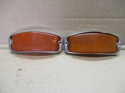 2 marcadores laterais âmbar vintage MG MGB Lucas L838 AG6 - Imagem 1 de 4