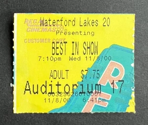Vintage 2000 Christopher Guest Best in Show Movie Ticket Stub 11/8/00 - Picture 1 of 1