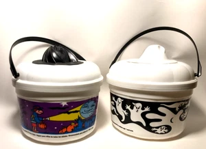 McDonalds, Halloween, 1993, 1999 cubos boo, con tapas, ¡muy buen estado! RARO - Imagen 1 de 6