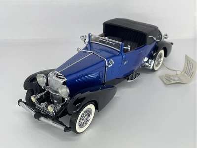 Franklin Mint Duesenberg J Victoria 1933 Blau 1:24 - Bild 1 von 4