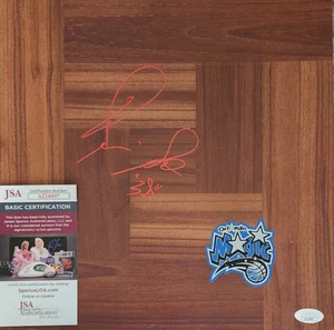 Dennis Scott Signed Floorboard w/ JSA COA #AI24097 Orlando Magic 3-D - Picture 1 of 3