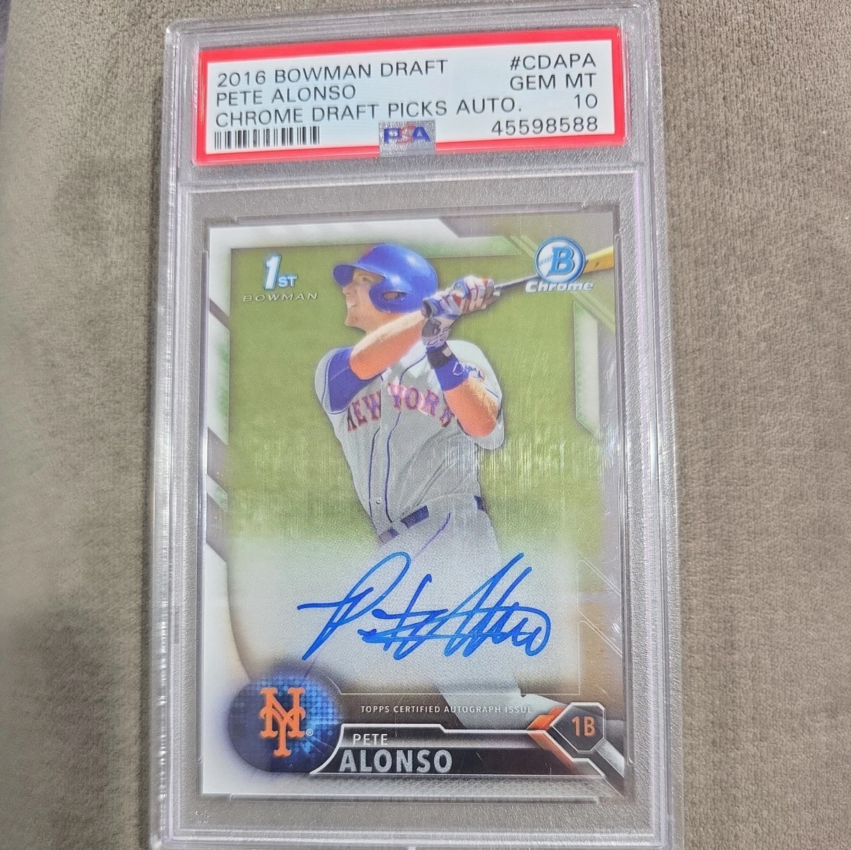 Bowman Pete Alonso Baseball 2016 Season Sports Trading Cards