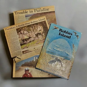 Robins Island Signed Numbered First Ed. John Mackay And Ephemera Long Island - Imagen 1 de 9
