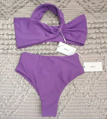 Conjunto de bikini Mikoh nuevo con etiquetas Razo Top y Waikui 2 inferiores en conjunto real talla XS (MSP $228) Foto 1 de 4
