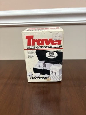 NEW Recoton ADF1650 50/1600W Dual Voltage Converter  - 220v to 110v Adapter - Image 1 of 2