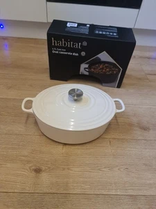 Habitat 4.7L Cast Iron Oval Casserole Dish - Picture 1 of 6