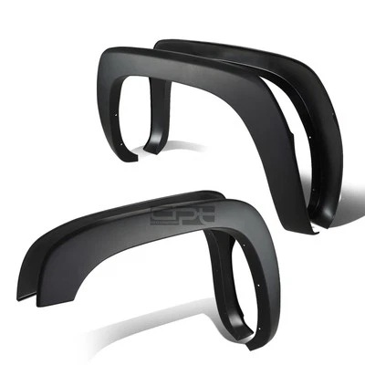 For 1999-2007 Chevy Silverado GMC Sierra 4Pcs OE Style Wheel Fender Flares Matte - Image 1 of 4