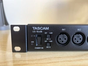 Tascam US-16X08 Scheda Audio + Pannello Connettori - Picture 1 of 5