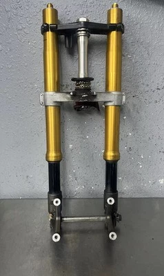 2004 2005 Kawasaki ZX10R Ninja Complete Front Fork Assembly Straight Foto 1 de 4