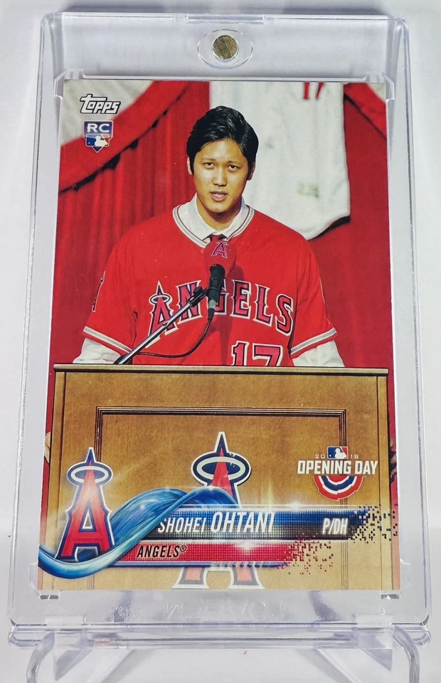Tarjeta de inversión rara Shohei Ohtani RC ROOKIE TOPPS ANGELS DODGERS MVP COMO NUEVA ROY Foto 1 de 1