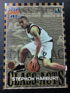 1996 Stadium Club NON REFRACTOR Class Acts STEPHON MARBURY RC Anderson - Bild 1 von 2