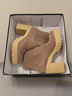 Dolce Vita Caster Brown H2O Waterproof Lug Sole Suede Boot ! Women's Size US 7 ! - Image 1 of 4