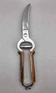 Vintage Stainless Steel Poultry Shears Germany Locking Handle - Picture 1 of 7