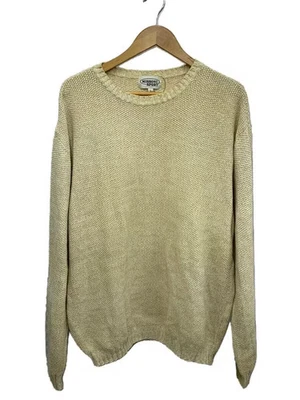 Suéter Missoni Sport Años 90 Archivo Tejido (Grueso) Grande Algodón Beige Foto 1 de 4