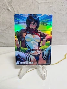 Mikasa Trading Card Waifu Goddess Story Anime Girl holo Karte Manga Full Art - Bild 1 von 2