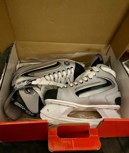 Neu! Sherwood Herren Senior Hockey Schlittschuhe grau Raptor 2 Größe 9D neu im Karton Schnürschuhe - Bild 1 von 8