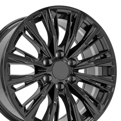 84638161 Gloss Black 20 inch Wheel Fits Chevy GMC Cadillac Escalade V - Image 1 of 4