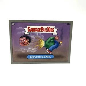 Explosive Earl #48b Sticker 2012 Garbage Pail Kids Silver Border - Picture 1 of 3