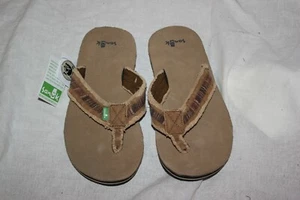 Sanuk  Men's FRAID SO sandal size 7 Red Brown - Picture 1 of 2