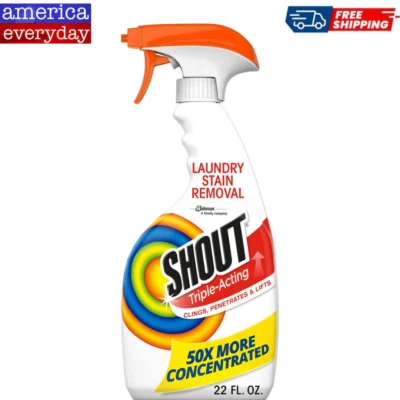 Shout Triple-Acting Laundry Stain Remover, 22 Ounce *NEW* - Image 1 of 4