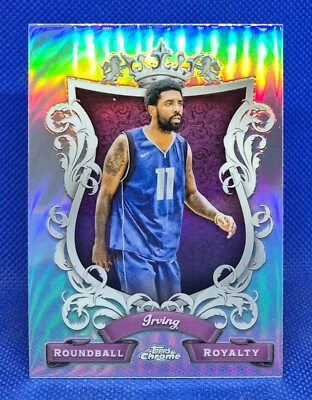 2023-24 Topps Chrome Roundball Royalty Kyrie Irving Refractor #RR-12 - Image 1 of 2