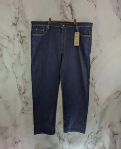 Levis Jeans Mens 48 X 32 550 Denim Dark Wash Relaxed Straight Leg NEW - Picture 1 of 10