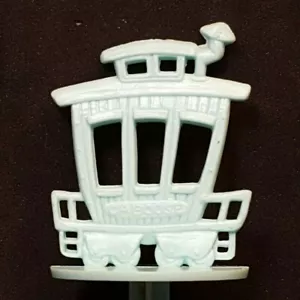 1960 TRAIN/6 Caboose Buried Treasure Plastic Ice Cream Stick aqua - Picture 1 of 6