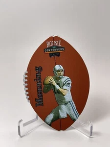 Peyton Manning 1998 Playoff Contenders cuero troquelado inserto radiocontrol #37 - Imagen 1 de 2