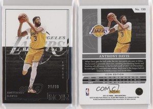 2021-22 Panini Noir Icon Edition /99 Anthony Davis #130