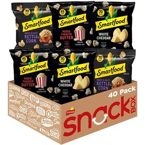 Smartfood Popcorn Variety Pack 0.5 Ounce Pack of 40 - Picture 1 of 5