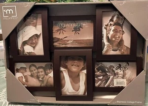 MELANNCO 6 Opening Multi Photo Collage Frame 16" x 12" for 6”x 4” Photos NEW - Picture 1 of 17