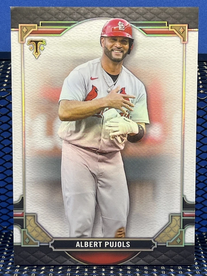 2022 Topps Triple Threads ALBERT PUJOLS St. Louis Cardinals Base 71 - Image 1 of 2