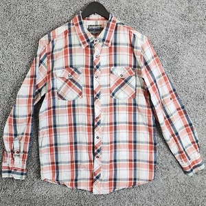 Skully Pearl Snap Hemd Herren Large kariert Western Langarm Pattentasche - Bild 1 von 9