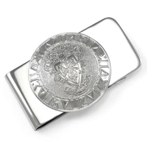 Delta Sigma Pi Co Ed Fraternidad Clip de Dinero con Escudo de Armas DSP | Deltasig - Imagen 1 de 3