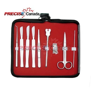 9 Pieces Dissecting Kit Medical Student Anatomy Biology Instruments PC-0786 - Picture 1 of 3