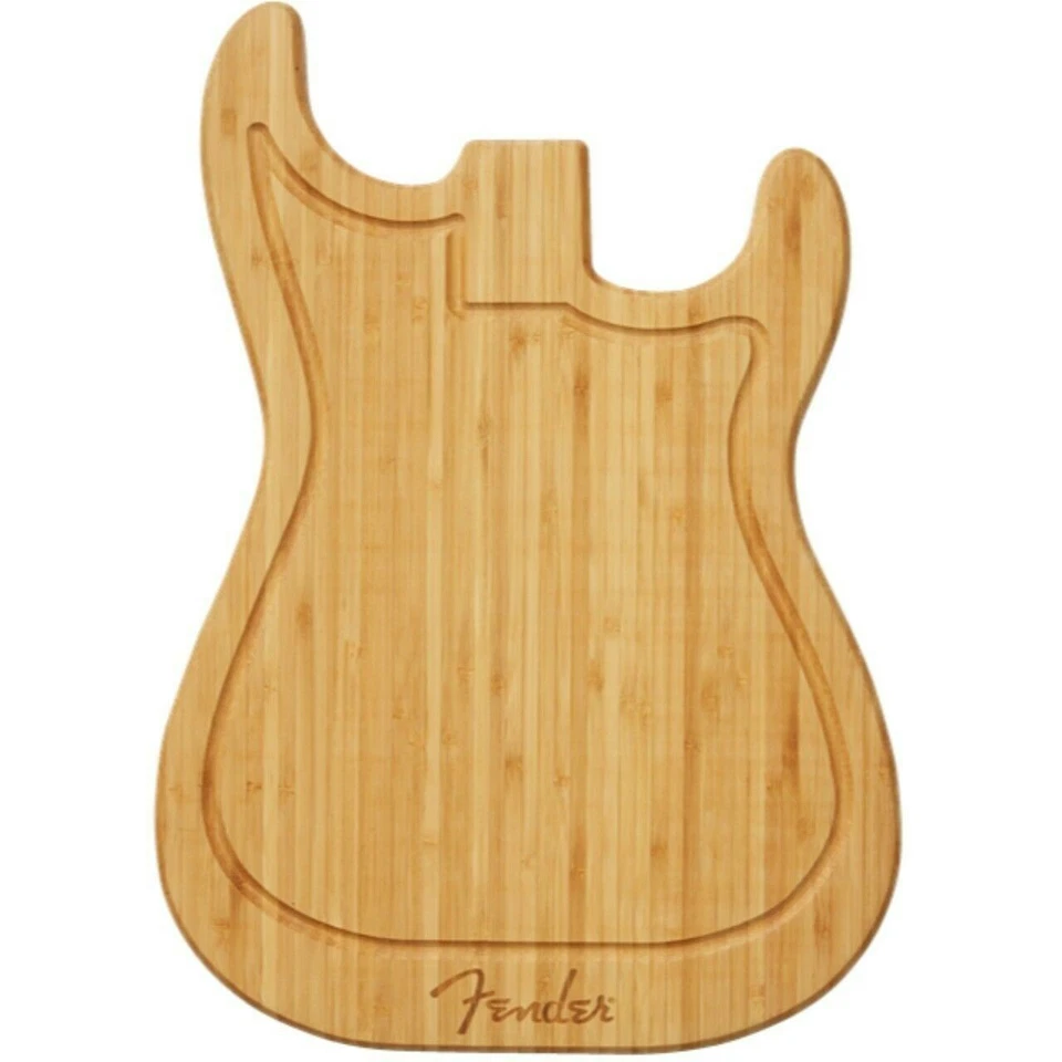 Genuine Fender Stratocaster Bamboo Cutting Board 0094034000