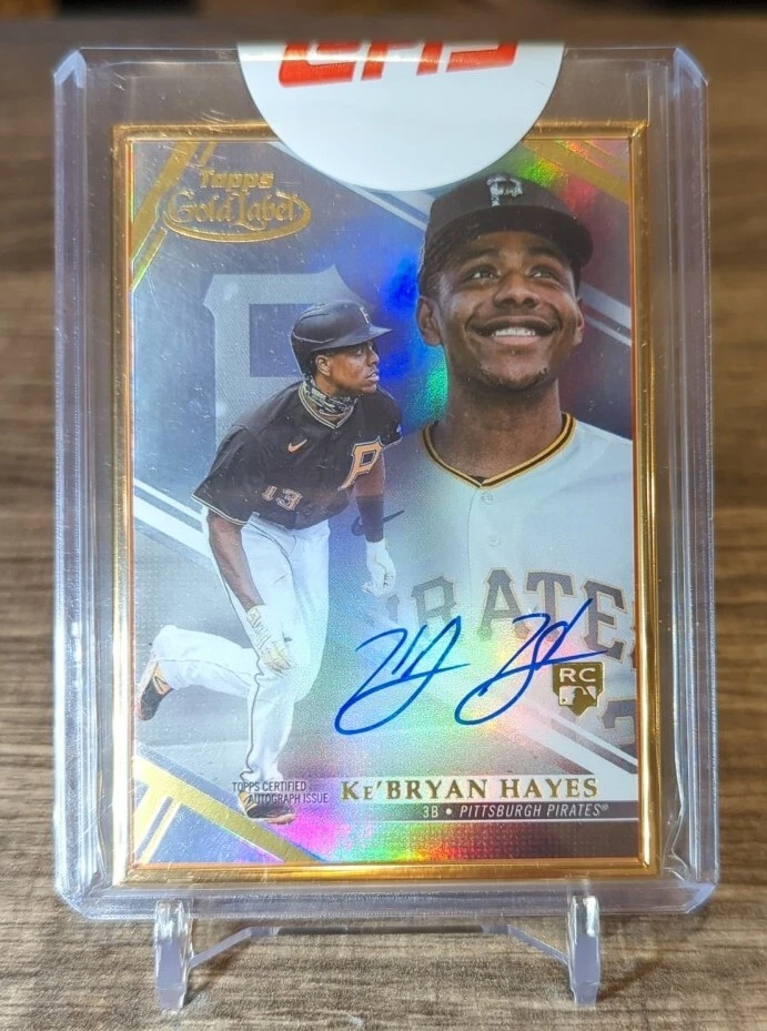 2021 Topps Gold Label Framed Ke'Bryan Hayes #FA-KH Rookie Auto RC - Image 1 of 2