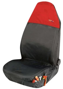 COPRISEDILI ANTERIORI 12062 VOLVO V70 1996-2000 I FODERE AUTO NERO ROSSO - Foto 1 di 8