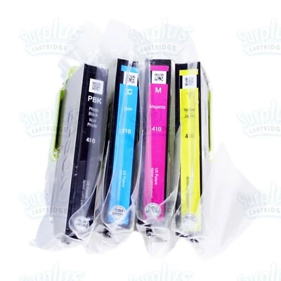 Foto 4pk Original Epson 410 Negro y Color XP530 XP630 XP830 XP640 XP635 Foto 1 de 4