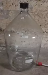 Simax flacone da laboratorio vetro borosilicato flacone chiarificatore 20000 ml - Foto 1 di 5