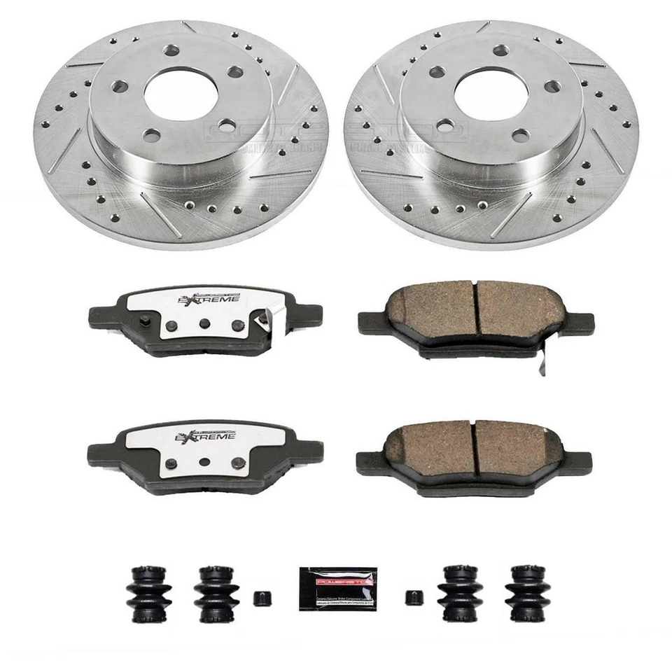 Kit de frenos de disco PowerStop - trasero - se adapta a Chevrolet Cobalt 2005-2008, Chevrolet HHR Foto 1 de 4