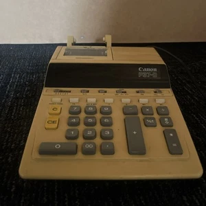 Canon Vintage P37-D Desktop Printing Adding Machine Calculator - Picture 1 of 7