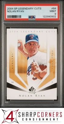2004 SP LEGENDARY CUTS #84 NOLAN RYAN HOF PSA 9 - Image 1 of 3