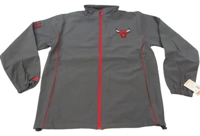 Nova Jaqueta Masculina Chicago Bulls Tamanhos Grandes e Altos Majestosa Zíper Completo Capa Dura $90 - Imagem 1 de 4