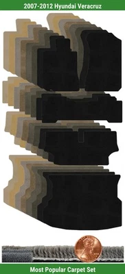 Набор ковриков Ultimat на заказ для 2007-2012 Hyundai Veracruz (5 штук) #T02 - Изображение 1 из 4