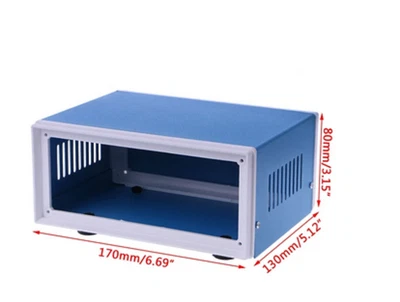 Controller Case. Project Box. Steel & Plastic. Perspex & Steel Panels included. - Image 1 of 4