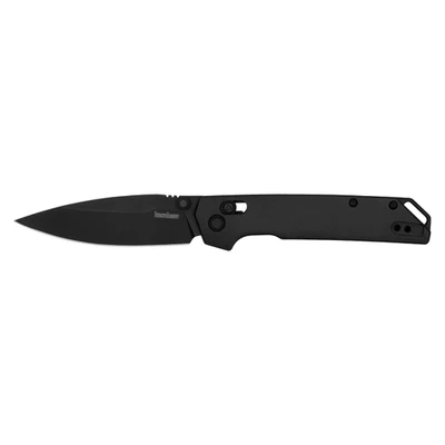 Cuchillo de bolsillo Kershaw Knives Iridium 2038BLK negro aluminio negro PVD D2 acero Foto 1 de 2