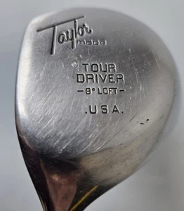Vintage 43” Taylor Made LH Metalwood Tour Driver 8o loft PITTSBURG PERSIMMON - Picture 1 of 14